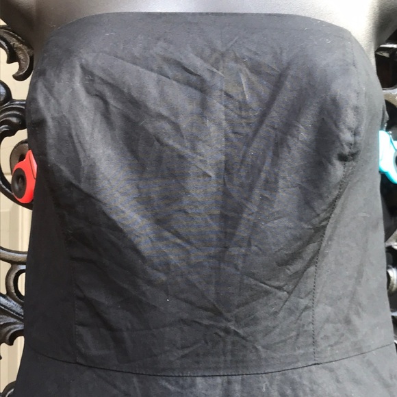 🚨B2G1 New ANN TAYLOR Black Tube Top Midi Evening Dress - Picture 3 of 6